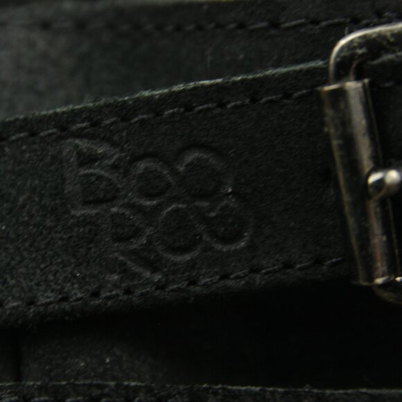 BooRoo Jules Leather Suede Fleece Side Zip Chunky Buckle Ankle Boots Booties 9 - Picture 10 of 13